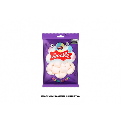 MARSHMALLOW - DOCILE - 220g TUBO BRANCO BAUNILHA